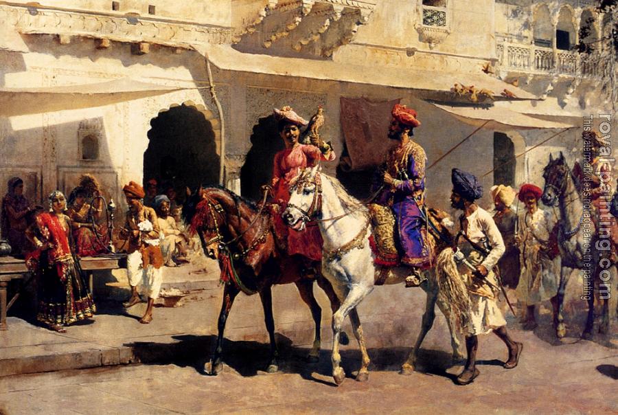 Edwin Lord Weeks : Leaving for the Hunt at Gwalior